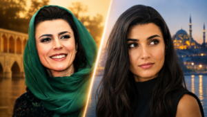 بازیگران زن ایران و ترکیه ایی