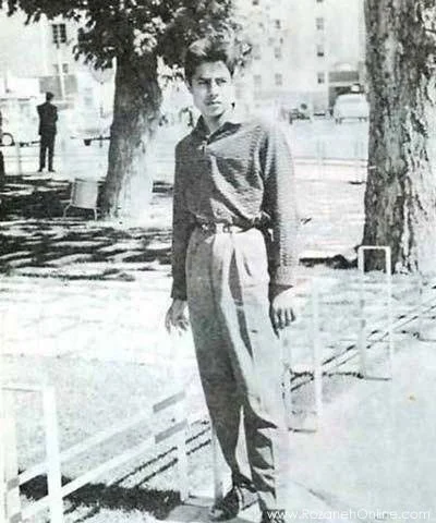 خسرو شکیبایی در جوانی