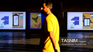 نمایی از جشنواره فیلم کوتاه تهران و جمعیت حاضر در پردیس سینمایی ملت