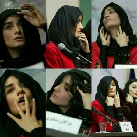 تصویری از مژگان صابری بازیگر فیلم شعله‌ور