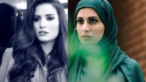 تصویری از آن ماری سلامه بازیگر لبنانی سریال نجلا
