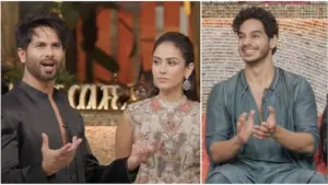 شاهید کاپور، ایشان خاتر و میرا راجپوت در برنامه The Great Indian Kapil Show